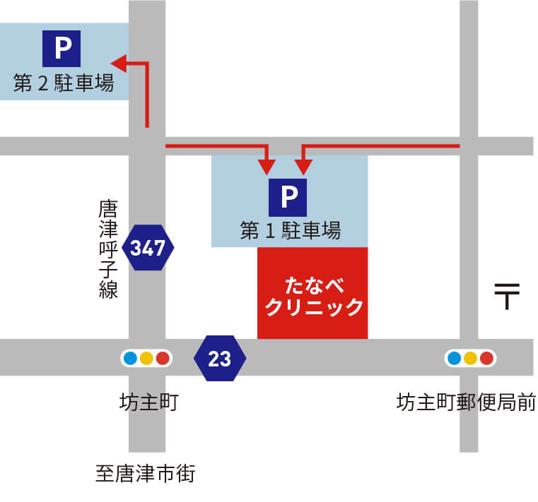 駐車場のごあんない